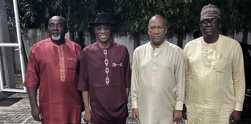 barrister julius abure, led two members of the national assembly hon chinedu obika