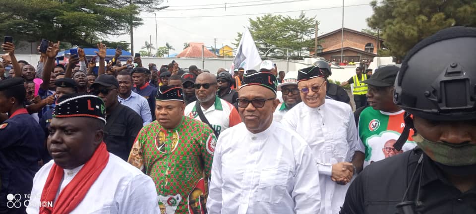 Photos From Obi-Datti Presidential Campaign Train In Cross River State ...